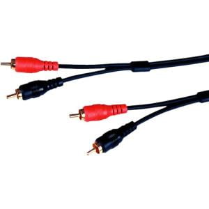 3FT STEREO GOLD RCA AUDIO CABLE STANDARD SERIES LIFETIME WARRANTY