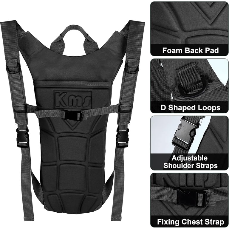 VONGEM 3L Hydration Backpack with Water Bladder photo 7