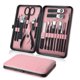 thumbnail image 1 of 18 Professional Nail Art Tools Set pink, 1 of 5