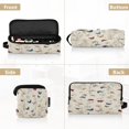 thumbnail image 5 of Hair Tool Organizer Bag with Heat Resistant Mat Removable Travel Storage Case for Hot Air Brushes Curling Irons Various Colors and Sizes Butterflies, 5 of 8