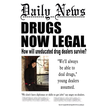 Youth Change Poster #127 Young Offender Drug Dealer Poster Prevents Juvenile Delinquency