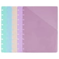 thumbnail image 2 of Discbound Divider,Plastic Index Tab,Notebook Planner Insert,7.09X9.37 Inch 5 Pcs Plastic Pocket Discbound Divider 9 Hole Compatible Design Reusable Index Tab for Disc Bound Notebook Planner,A,B,C,D,E, 2 of 7