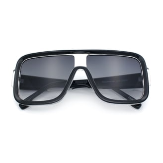 Womens Elegant Rimless Shield Wrap Luxury Designer  display picture 2