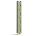 thumbnail image 7 of KAMEROUT Tall Narrow Storage Cabinet, Slim Bathroom Storage Organizer with Adjustable Shelves & 4 Leveling Feet, Freestanding Cabinet for Small Spaces, Kitchen, Living Room, Green, 7 of 7