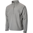 thumbnail image 2 of TGW Mens Packable Vapor Long Sleeve Golf Rain Pullover Grey M, 2 of 2