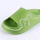 thumbnail image 5 of Pantuflas tipo almohada Oso de Fresa para mujer y hombre Antideslizantes Sandalias de baño Punta abierta Verde 39-40, 5 of 5