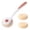 White, variant on Tainini Dish Brush Set with Bamboo Handle, Kitchen Scrub Brush for Cleaning Dish, Scrubber with Soft Bristles Includes: 1x Dishwashing Brush, 2x Replacement Brush Heads