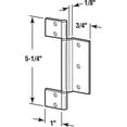 Screen Door Hinge, 1/8 in. Offset Center Leaf, Aluminum Finish