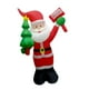 thumbnail image 5 of Adorno inflable navideño de Papá Noel Macarena 182 cm, 5 of 8