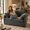 Grey, variant on Litex 50 x 43 Oversized Chenille Armchair with Pillows – Extra Wide & Deep Comfy Lounge Chair, Modern Accent Chair for Living Room, Bedroom, Apartment, Dorm or Reading Nook (Grey)