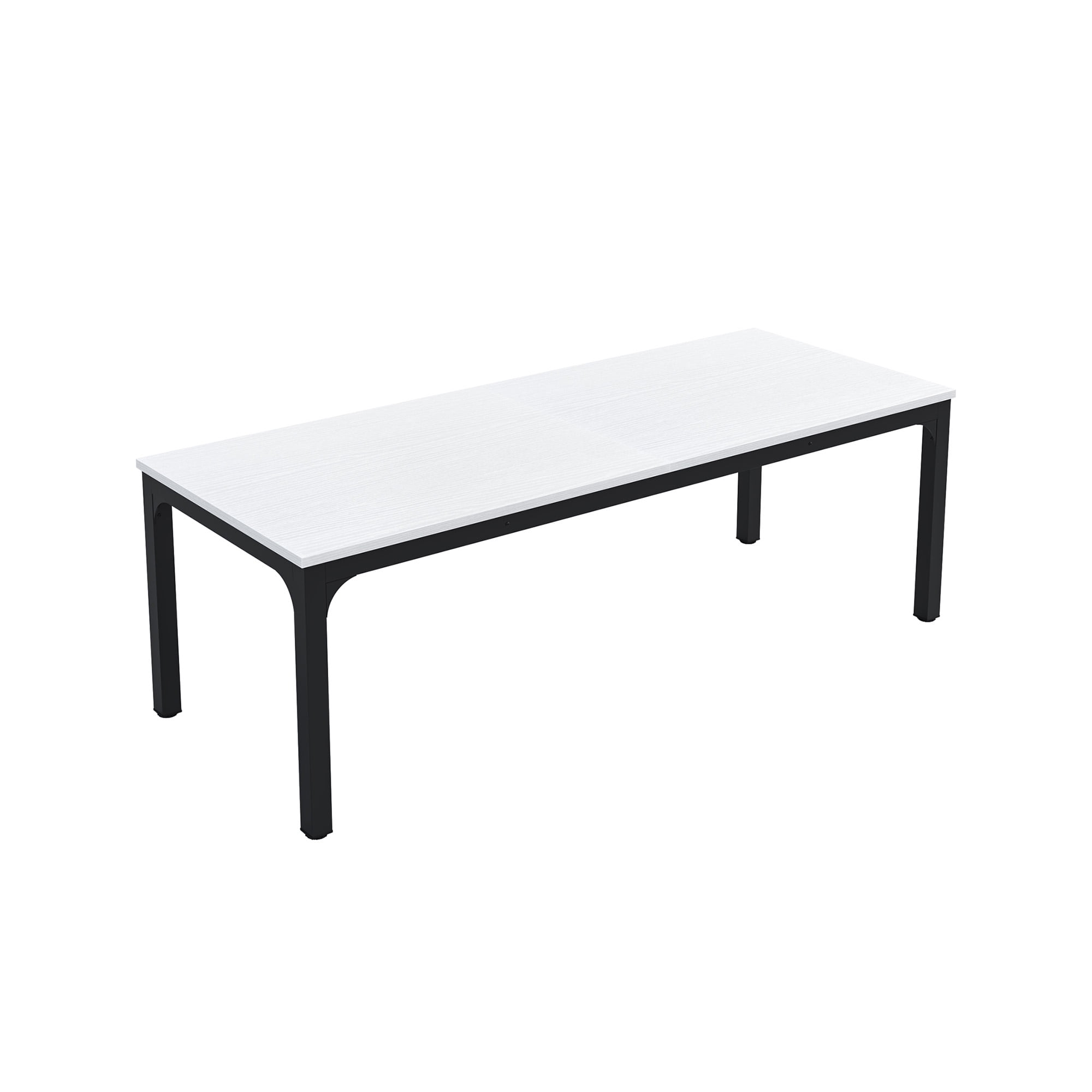 MAYEERTY 78.7 Inch Dining Table, 6-8 Seater Rectangular Table with 25mm MDF Board & Heavy Duty Metal Frame