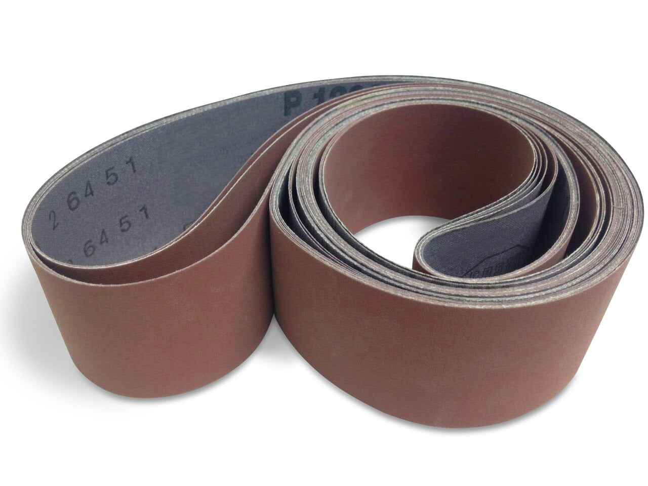 2 X 42 Inch Flexible Aluminum Oxide Sanding Belts, 6 Pack by Red Label Abrasives