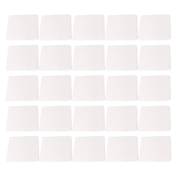 Almohadillas cuadradas de cartón para cajas de pasteles, almohadillas de papel para Base de pasteles, bandeja para magdalenas, tapetes para Mousse (4 pulgadas, blanco), 25 uds.