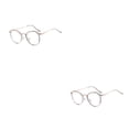 thumbnail image 2 of Qarigey 1 par de gafas para mujer, estilo y sencillo, reemplazo decorativo elegante, protección solar, gafas ultraligeras HD para mujer Gris 2piezas, 2 of 6