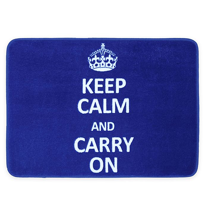 Mohawk Home Memory Foam "Keep Calm" Bath Mat