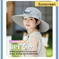 thumbnail image 4 of Cooling Fan Hat for Kids 3-12Years Quick Drying Solar Powered Fan Caps Sun Protective Hat Children Solar Fan Fishing Hat, 4 of 9