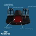 thumbnail image 3 of Honeycomb Aeronautical Charlie Rudder Pedals with Adjustable Tension Knob Bundle with Honeycomb Aeronautical Synthetic Fiber Dust Cover for Charlie Rudder Pedals (Black) (2 Items), 3 of 7