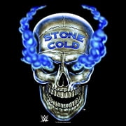 Mens Mad Engine Black Stone Cold Steve Austin Skull Graphic T-Shirt