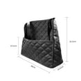 thumbnail image 2 of Kmbangi Car Hanging Back Seat Diamond Check Modern Leather Pack Buckle Bag, 2 of 6