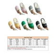 thumbnail image 2 of Fangasis Unisex Warm House Slippers Comfort Fuzzy Slipper Closed Toe Plush Lined Clog Night Out Slip Reaistant Winter Clogs Black (Man) 10.5-11, 2 of 9