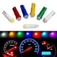 thumbnail image 2 of 10 piezas de luces LED T5 W1.2W W3W, luz LED para interior de coche, luz de tablero de instrumentos con cuña lateral automática, bombilla de lámpara LED 4014 superbrillante, 2 of 5