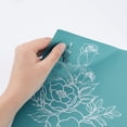 thumbnail image 6 of 11x8.6 Inch Self-Adhesive Silk Screen Printing Stencil Reusable Pattern Stencils Rose Flower, 6 of 8