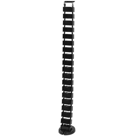 UPC: 0818103023822 | Mount-It! ABS Plastic Cable Organizer System 50.5  Black (MI-7280)