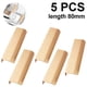 thumbnail image 1 of Paquete de 5 tiradores de estilo moderno con borde de dedo para cajones de muebles, manijas ocultas para cajones de cocina y gabinetes, 1 of 8