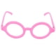 thumbnail image 4 of 12 gafas de colores caramelo con montura redonda negra para mago, nerd, sin lentes, para disfraz (colores surtidos), 4 of 7
