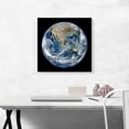 thumbnail image 2 of ARTCANVAS View from Space Earth North America USA Planet Earth Canvas Art Print - Size: 18" x 18" (0.75" Deep), 2 of 9