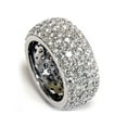 thumbnail image 2 of F/VS 5 3/4ct Pave Lab Grown Diamond Eternity Wedding Anniversary Ring, 2 of 3