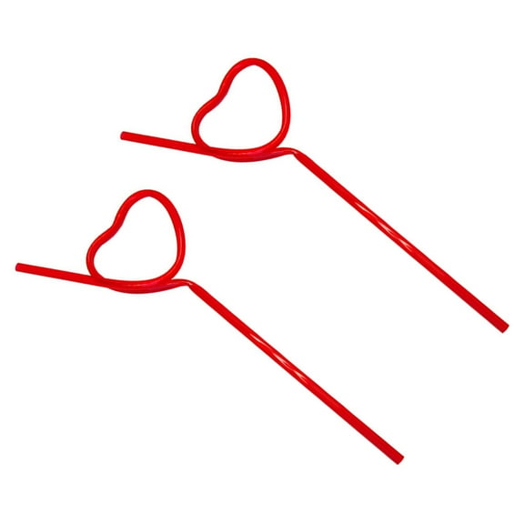 4 Pcs Straw Cocktail Straws Plastic Love Party Supplies Breathing Bride