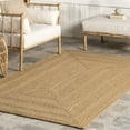 thumbnail image 3 of nuLOOM Rowan Braided Texture Indoor/Outdoor Area Rug, 4' x 6', Tan, 3 of 9