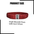 thumbnail image 7 of yuksok Elastic Waist Belt Elegant Cinch Band Trimmer for Sweater Puffer Coat Jacket Red, 7 of 7