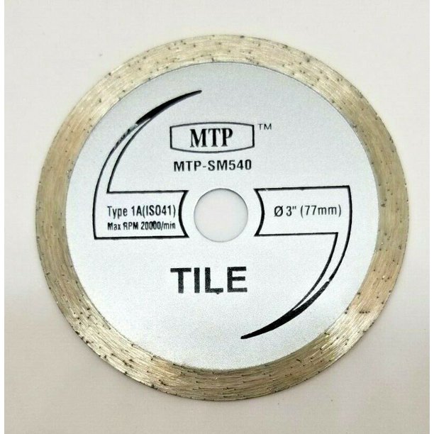 MTP SM540 3" Wet Dry Continuous Diamond Circular Blade Max Rotozip Saw Max Tile sm540 Walmart
