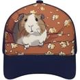 thumbnail image 1 of Animal and Popcorn Baseball Cap Classic Golf Cap Soft Dad Hat Multicolor Adjustable Low Profile Hat Unisex, 1 of 6