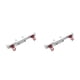 thumbnail image 2 of Riwesomey Accesorios para automóviles Aleación de aluminio Parachoques trasero resistente Piezas de modificación de vehículos simulados multipropósito Plata 2piezas Riwesomey CBP263688, 2 of 5