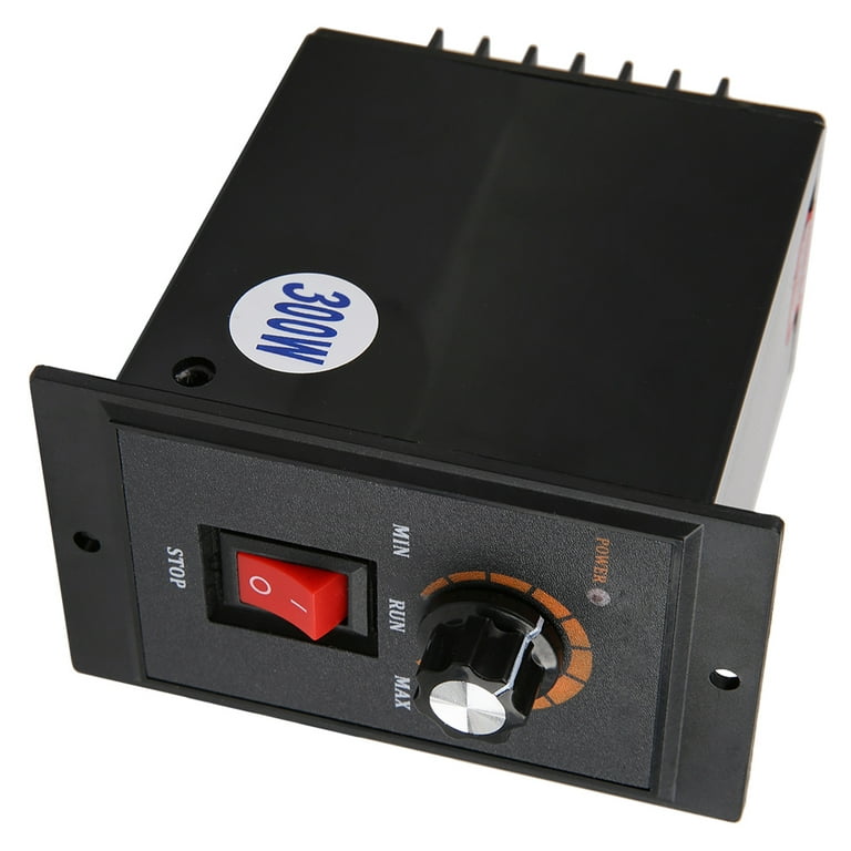 AC 220V 50/60Hz Single Phase AC Motor Speed Controller Electric Motor Speed  Regulator(300W) 