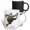 Multicolor, variant on 3drose, Silly Ninja Frog Cartoon, 11oz Two-tone Green Mug