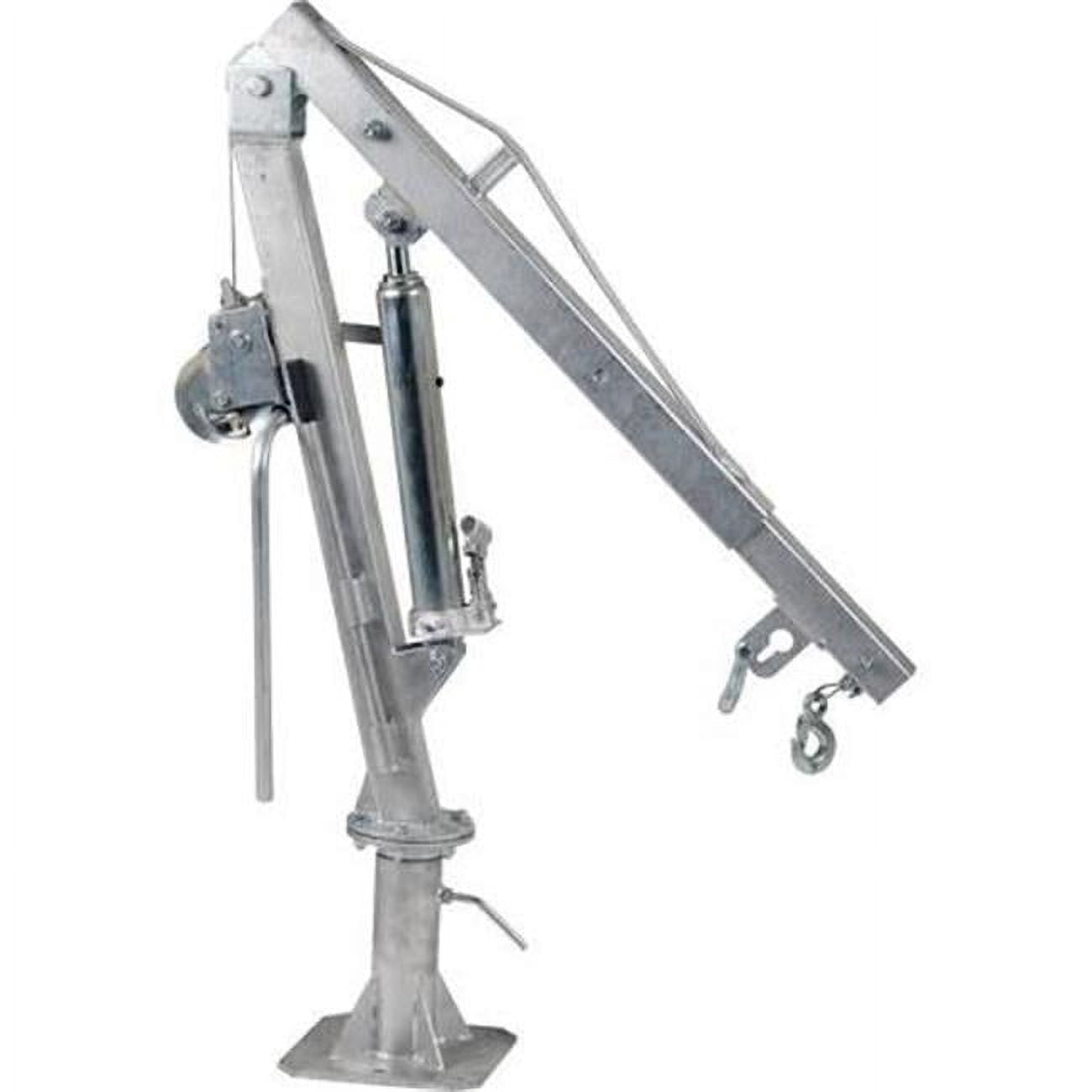 Jib Crane, Base Mounted, 1,000 lb Capacity, Height Under Span: 8 ft