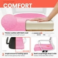thumbnail image 6 of NEO CHAIR Pink Office Chair, Ergonomic Lumbar Support, Adjustable Desk Chair with Armrests, Pink, 6 of 7