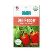 Back to the Roots Organic Sweet Cal Wonder Bell Pepper Seeds, 1 Seed Packet