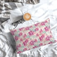 thumbnail image 5 of Naloa Purple Watercolor Flowers Pillow Covers, Throw Pillow Case Cushion Covers,Cushion for Bedroom,Couch,Home-16"x24", 5 of 6