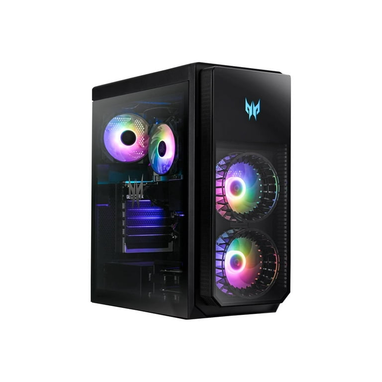 Acer Predator Orion 5000 PO5-650 - Tower - Core i7 13700F / up to 5.2 GHz - RAM 16 GB - SSD 1.024 TB - NVMe, HDD 2 TB - GeForce RTX 4080 - Gigabit Acer Predator Orion 5000 PO5-650 - Tower - Core i7 13700F / up to 5.2 GHz - RAM 16 GB - SSD 1.024 TB - NVMe, HDD 2 TB - GeForce RTX 4080 - Gigabit