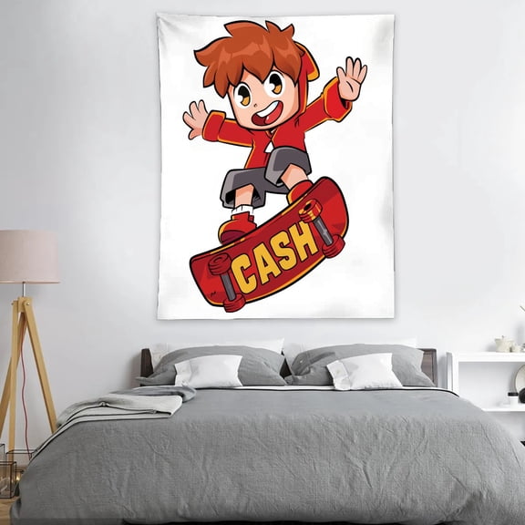 Cash & Nico Tapestry Gift Wall Hanging Backdrop for Room Bedroom Girls Fans Background Banner Party Birthday Supplies Decor