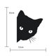 thumbnail image 5 of Etiqueta engomada del coche del gato de dibujos animados cuerpo de personalidad reflectante Fokelyi CKCHKJKEB, 5 of 5