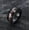 Black, variant on Men's Stainless Steel Ring with Wood Grain Inlay Arrow Design Durable Band Stylish Jewelry for Everyday Wear Perfect Gift for Him Anniversary Present