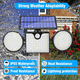 thumbnail image 4 of 1 paquete de luces de seguridad con sensor de movimiento solar, 260 luces solares LED para exteriores para garaje, patio, patio Namotu CPB-US-DYP629, 4 of 5