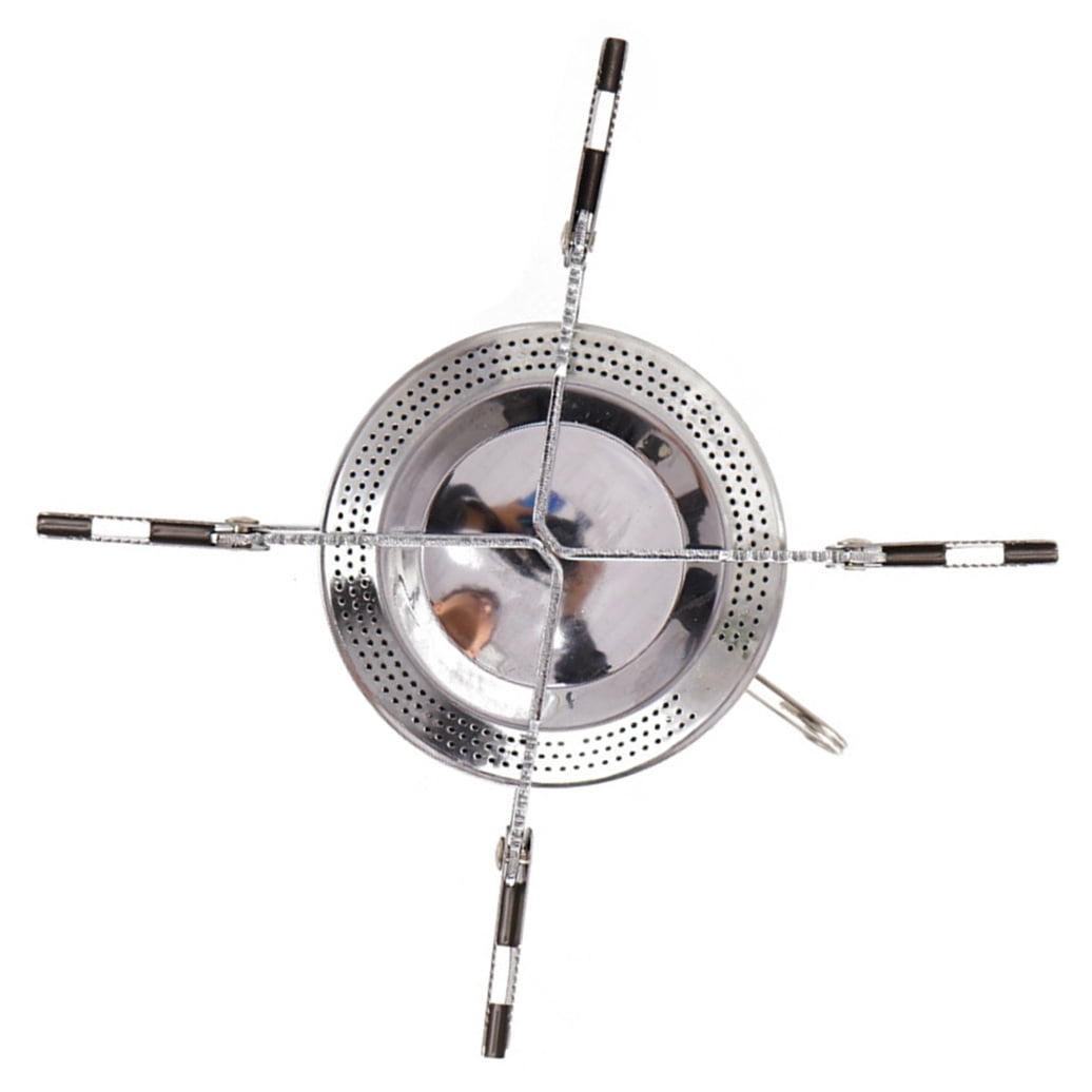 Soimiss Portable Gas Burner Stainless Steel Camping Stove for Outdoor Adventures 1Pcs