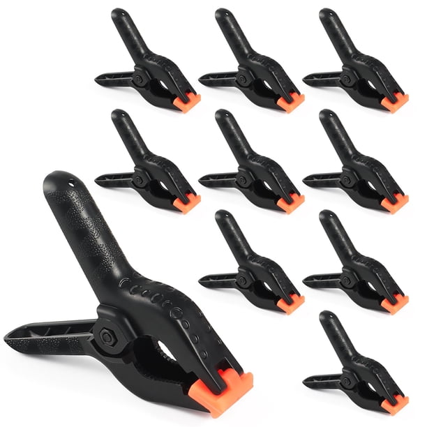 Spring Clamp RELBRO, arco grande de globos de plástico de 11,4 cm, 10 unidades